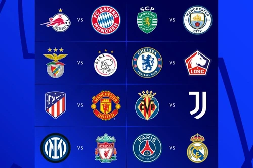 Vòng 1/8 Champions League: MU đụng Atletico, PSG đại chiến Real