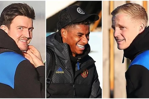 Maguire và nhiều sao MU xuất hiện tươi rói sau khi HLV Solskjaer bị sa thải