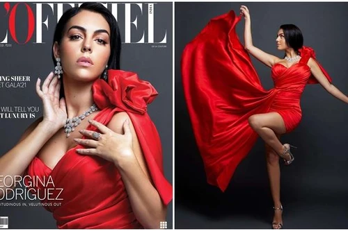 Bạn gái Ronaldo đẹp cuốn hút trên tạp chí