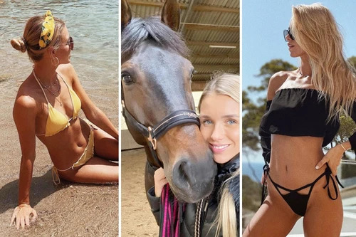 [ẢNH] Cô vợ xinh đẹp của sao Dortmund dấn thân vào làng đua ngựa