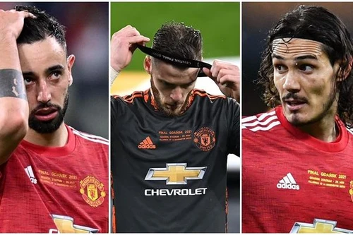 [ẢNH] Cavani và Bruno Fernandes không cứu nổi M.U