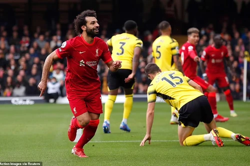 Salah ghi bàn 8 trận liên tiếp, vẫn kém xa kỷ lục của Messi