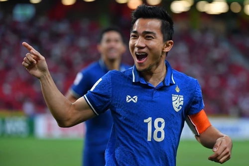 Ghi 4 bàn sau 3 trận, 'Messi Thái' đua Vua phá lưới AFF Cup