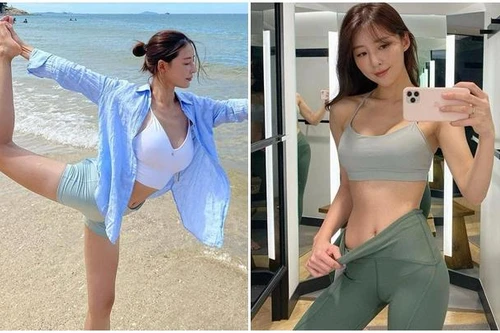 [ẢNH] Nhan sắc đời thường đẹp mê mẩn của 'nữ thần yoga' Hàn Quốc