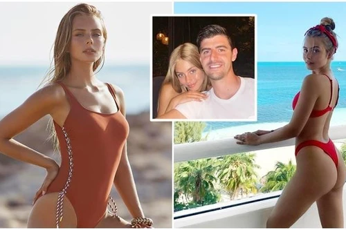 [ẢNH] Bạn gái mới xinh như mộng của thủ môn đa tình Courtois