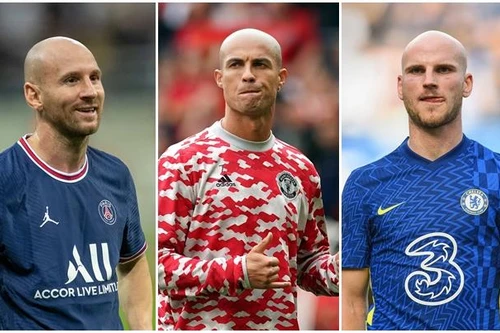 [ẢNH] Sẽ thế nào nếu Ronaldo, Messi cùng cạo trọc đầu?