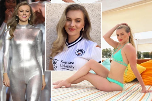 [ẢNH] Đội bóng Anh tuyển Hoa hậu xinh như mộng làm MC