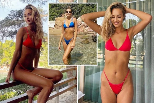 [ẢNH] Cơ thể hoàn mỹ của siêu mẫu bạn gái tiền đạo Italia