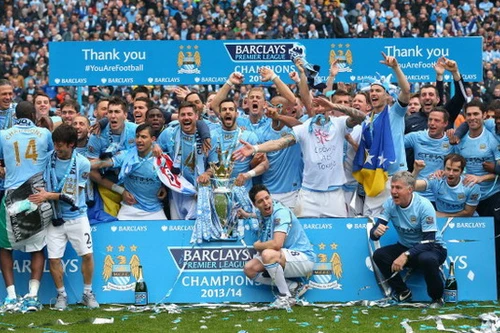 Chùm ảnh: Man City mở đại tiệc trên sân Etihad