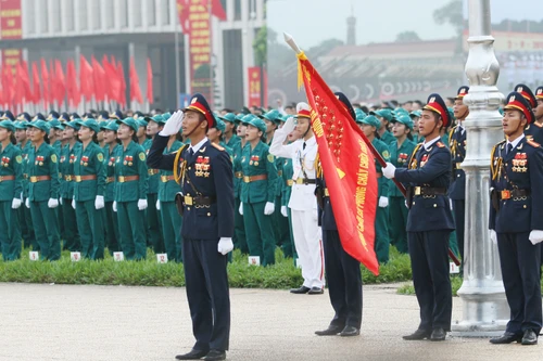 Khoảnh khắc đẹp, hậu trường ấn tượng trong Lễ diễu binh mừng Quốc khánh 2-9