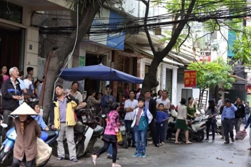 Cháy hiệu spa trên tầng 4