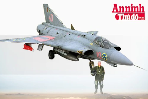 [Infographic] Saab 35 Draken - Uy lực đáng sợ của tiêm kích biệt danh "Rồng trời"