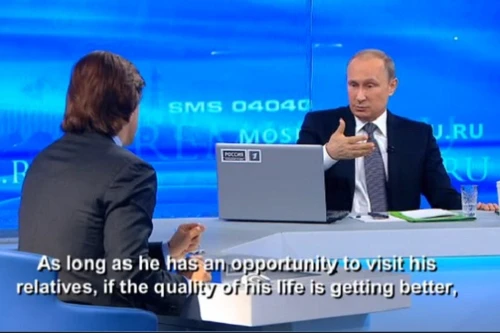 Tổng thống Putin đối thoại: Phương Tây phải tôn trọng Nga 