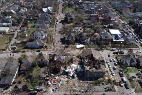 [ẢNH]: Lốc xoáy "thổi bay" bang Tennessee, Mỹ, 25 người thiệt mạng