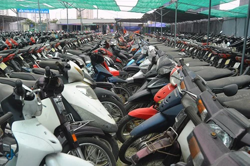 CAQ Tây Hồ thông báo tìm chủ của 9 xe máy các loại