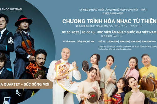 Hòa nhạc Việt- Nhật, chung tay xây trường học cho trẻ em vùng cao Việt Nam