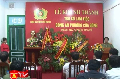 CATP Hà Nội khánh thành trụ sở CAP Cửa Đông, quận Hoàn Kiếm