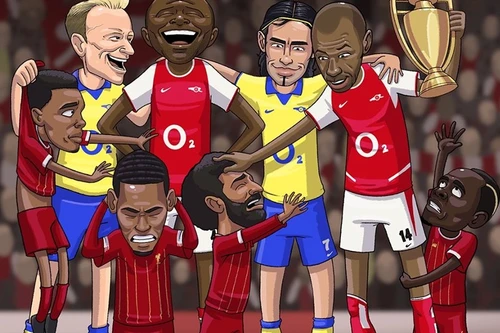 Ảnh chế: Huyền thoại Arsenal hả hê khi Liverpool đứt mạch bất bại