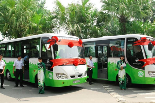Cư dân Ecopark có xe bus miễn phí chất lượng cao
