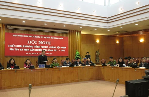 Triển khai chương trình phòng, chống tội phạm ma túy và mua bán người