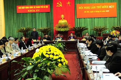 Chiều nay, Hà Nội lấy phiếu tín nhiệm lãnh đạo chủ chốt