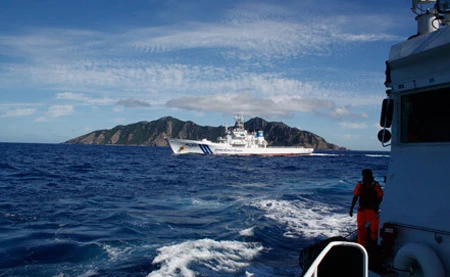 Tàu Trung Quốc lại đi vào vùng tranh chấp với Nhật