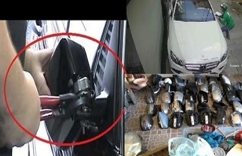 Theo dấu những kẻ chuyên trộm gương ô tô