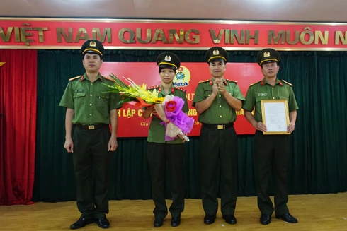 Ra mắt công đoàn cơ sở Công an huyện Gia Lâm