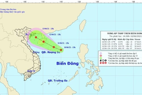 Biển Đông sắp đón áp thấp nhiệt đới, hướng thẳng Vịnh Bắc bộ