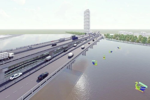 Kiến nghị tổ chức lại giao thông nút giao Vành đai 3 đi thấp qua hồ Linh Đàm