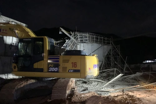 Sập nắp hầm đang thi công trên cao tốc Tuyên Quang- Hà Giang, một công nhân tử vong