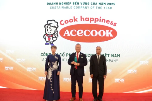 Acecook được vinh danh TOP 50 doanh nghiệp phát triển bền vững tiêu biểu 2025