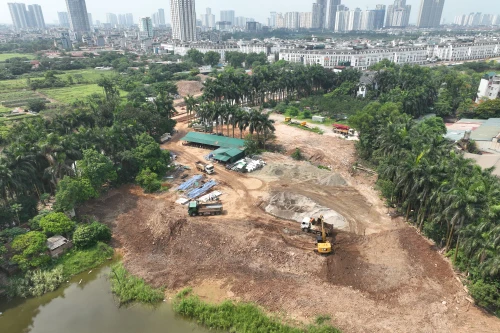 Có hay không việc lợi dụng thi công đường Lê Quang Đạo kéo dài để lấp hồ Blốc?