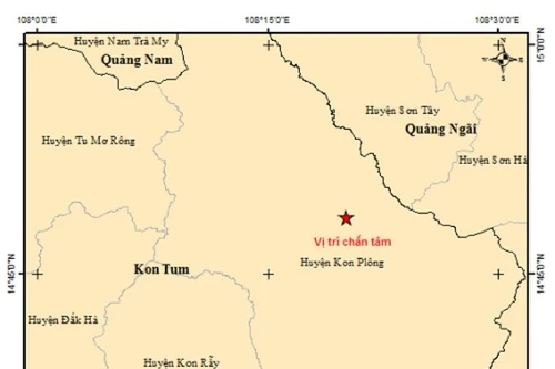 Hai tháng xảy ra 40 trận động đất ở Kon Tum