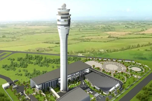 Khởi công xây dựng Đài không lưu sân bay quốc tế Long Thành cao 123m