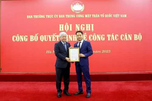 Ông Trương Thành Trung được bổ nhiệm giữ chức Tổng Biên tập Tạp chí Mặt trận