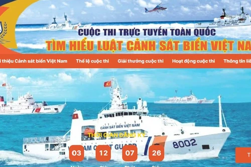 Phát động Cuộc thi trực tuyến toàn quốc “Tìm hiểu Luật Cảnh sát biển Việt Nam”