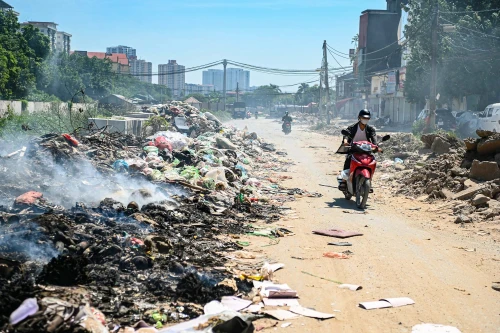 Công ty Hoàng Hà phải tháo hàng rào bê tông ngăn trên đường Vành đai 2,5