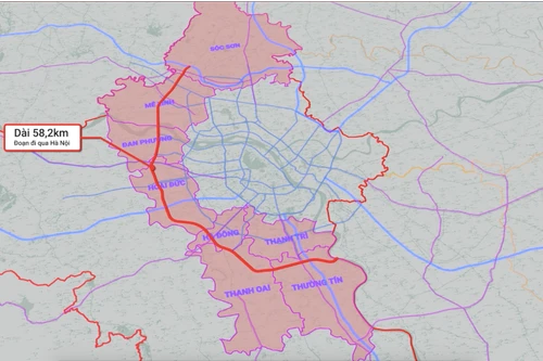 Lập chỉ giới đường đỏ vành đai 4- Vùng Thủ đô theo bốn phân đoạn