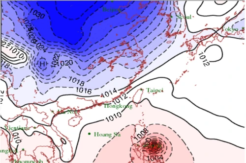 Bắc bộ chuẩn bị đón gió mùa Đông bắc tràn về giữa tháng 5