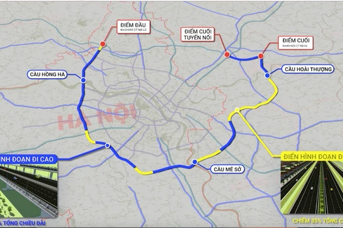 Hà Nội và Bộ Giao thông chốt vị trí đặt cầu Mễ Sở vượt sông Hồng