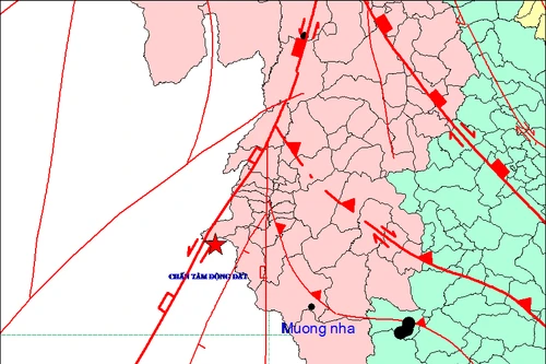 Động đất cường độ mạnh tại Điện Biên