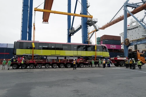 Đoàn tàu đầu tiên tuyến metro Nhổn- ga Hà Nội bao giờ về đến Hà Nội?