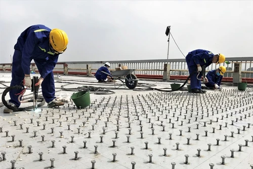 Mặt cầu Thăng Long sẽ hoàn thành sửa chữa vào cuối năm nay