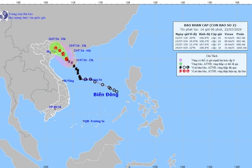 Dự báo, bão sẽ xuất hiện dồn dập trên Biển Đông trong những tháng tới