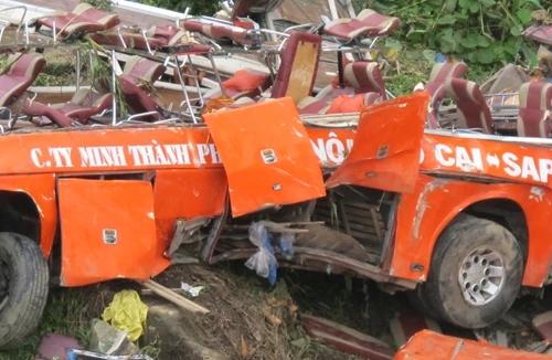 Trên xe khách lao xuống vực ở Sa Pa chỉ có 48 người