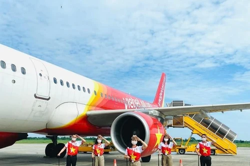 Vietjet khôi phục 48 đường bay nội địa đón khách trên những chuyến bay xanh