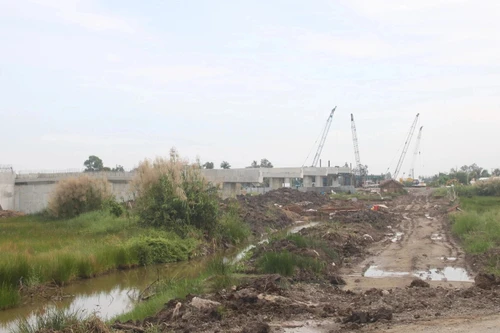 Thi công cao tốc Hậu Giang- Cà Mau chậm, Công ty Xây dựng Thi Sơn bị nhắc nhở