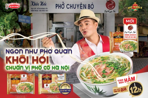 Acecook ra mắt Phở Đệ Nhất 12 giờ