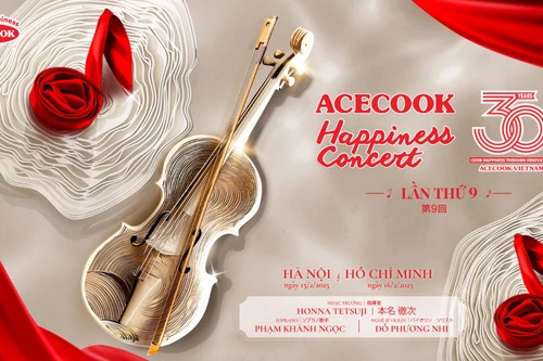 Acecook Happiness concert 2025 hành trình 9 năm lan tỏa hạnh phúc qua âm nhạc
